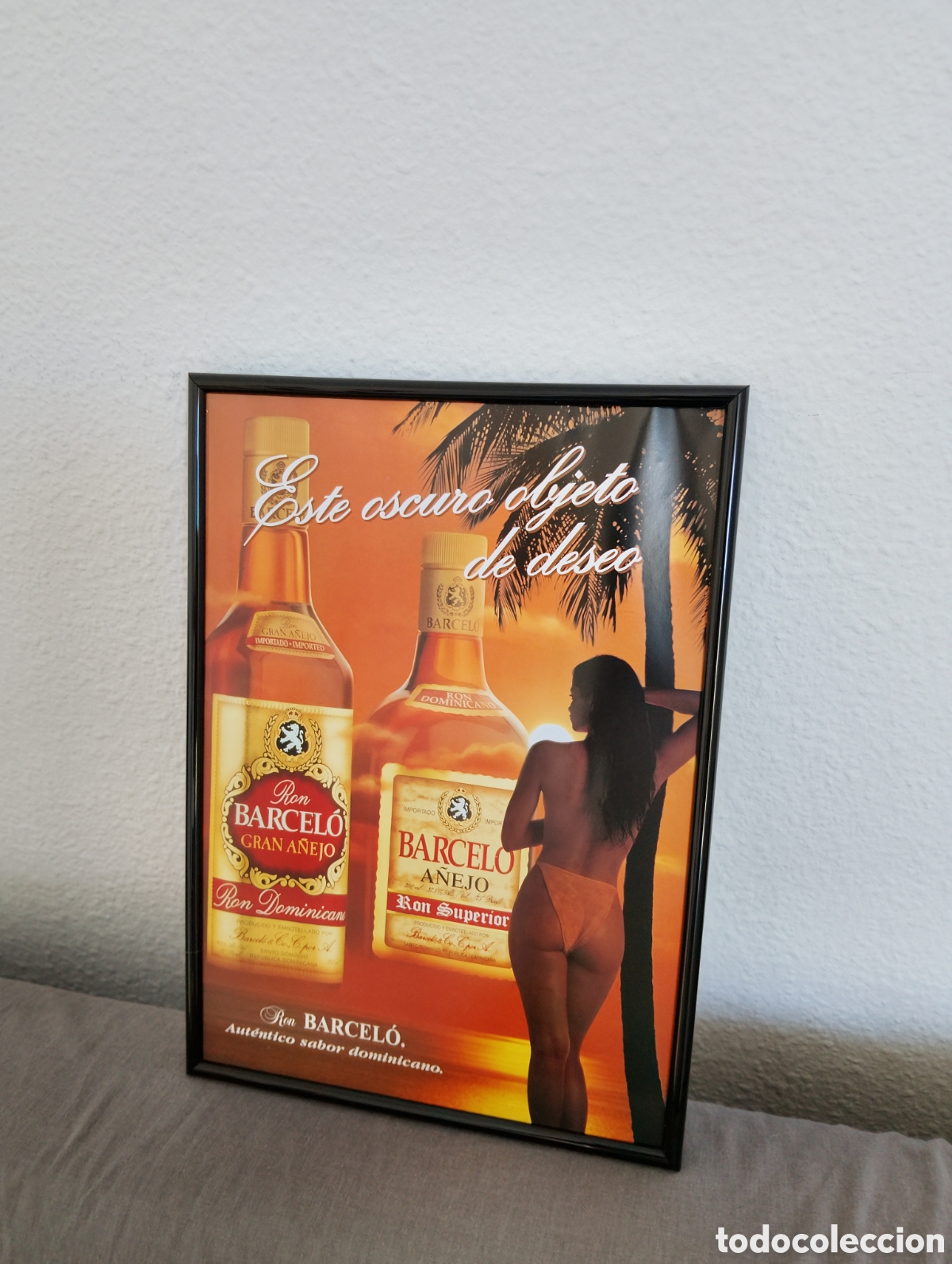Cat&aacute;logos publicitarios: Barcel&oacute; cuadro publicidad retro a&ntilde;os 90 bar ron