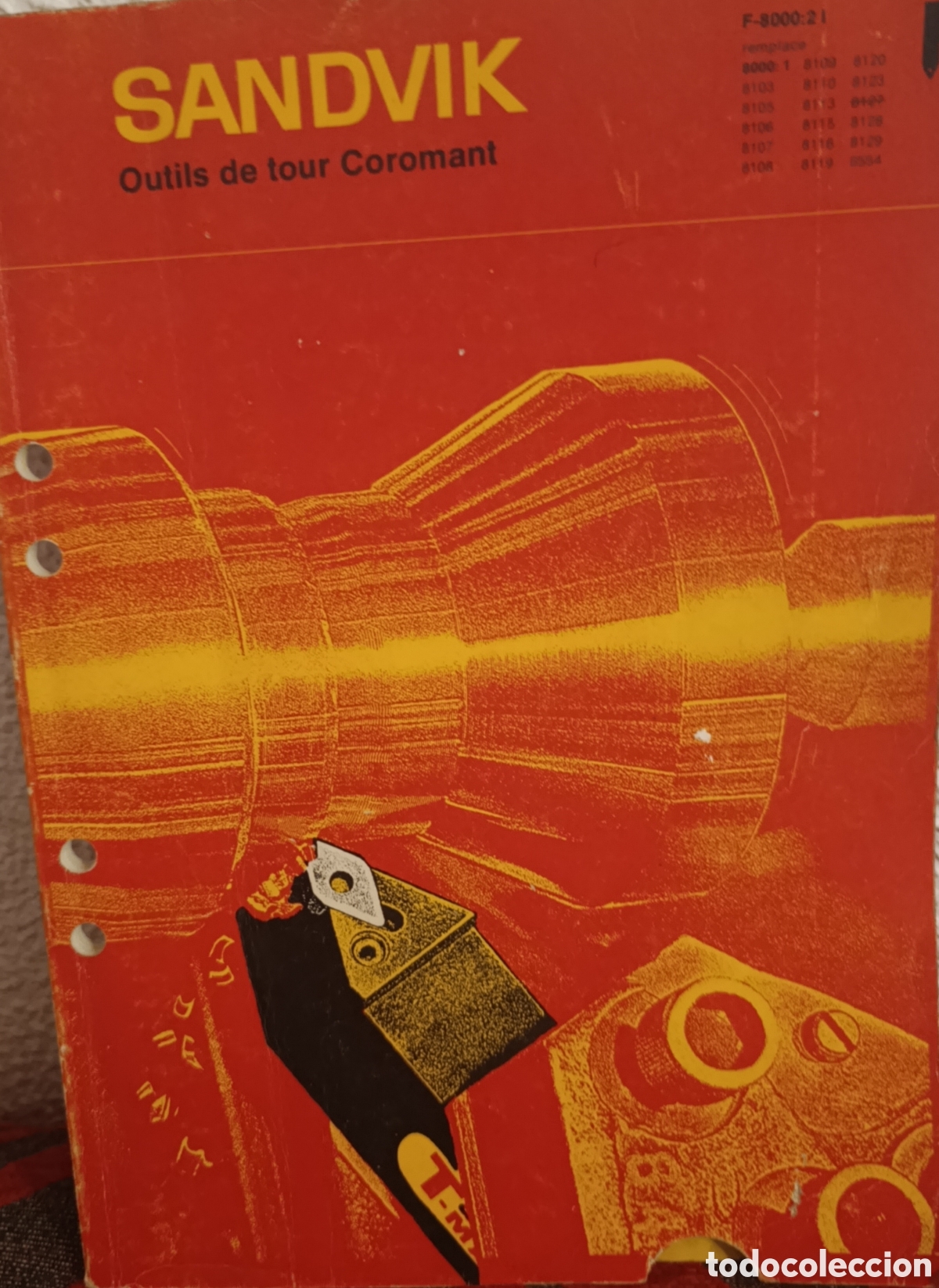 Cat&aacute;logos publicitarios: Cat&aacute;logo T&eacute;cnico Antiguo SANDVIK Coromant &ndash; Herramientas de Torno &ndash; Vintage (Franc&eacute;s)