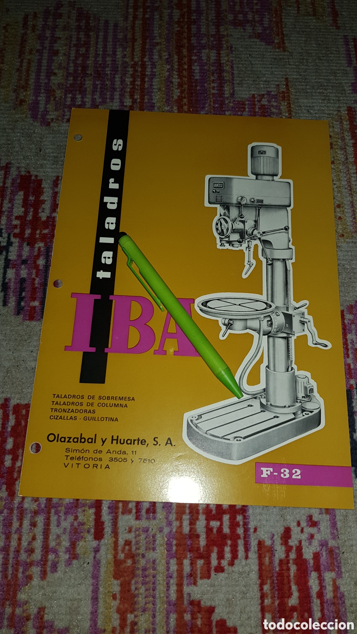Cat&aacute;logos publicitarios: Taladros IBA Vitoria