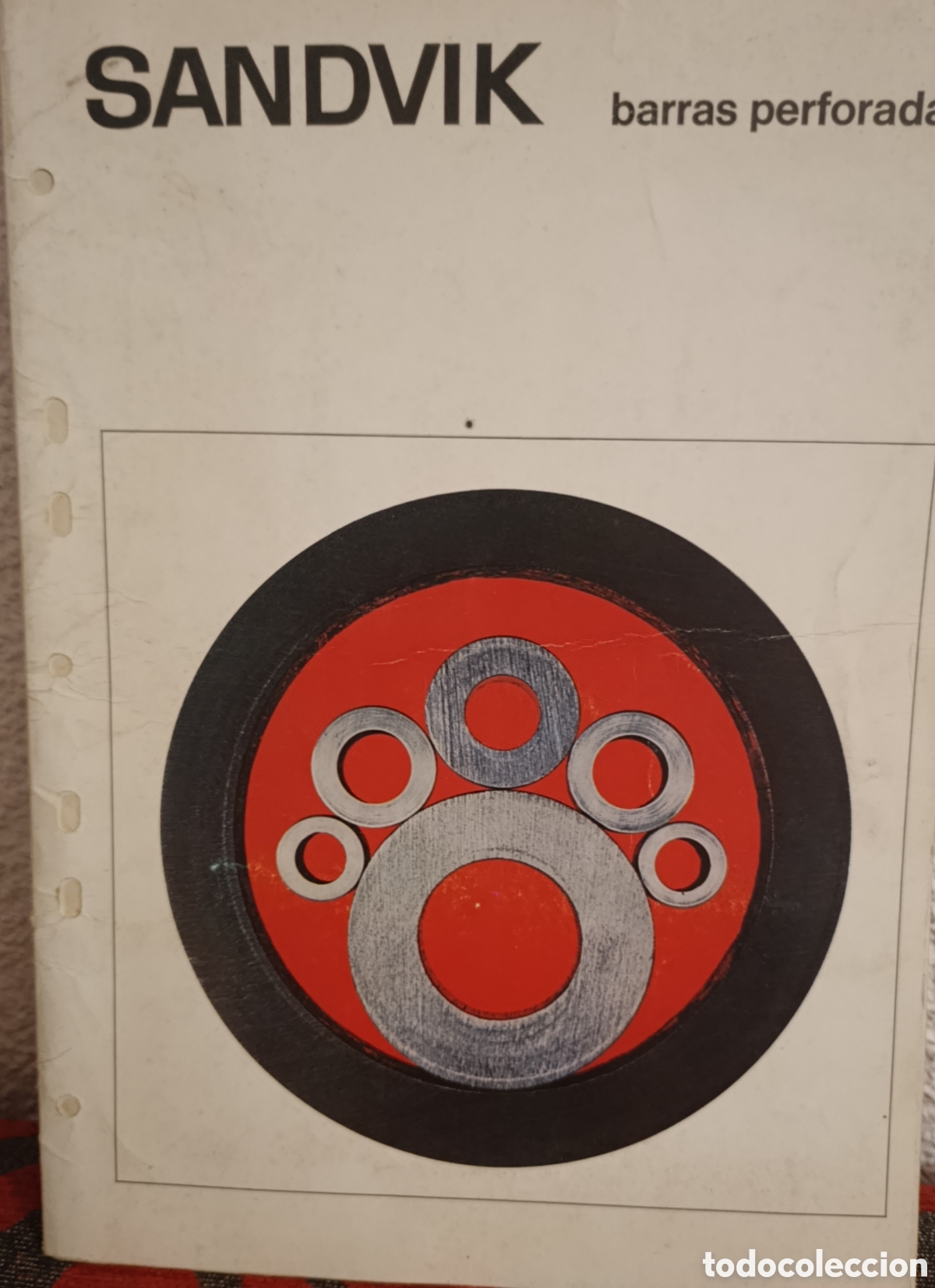 Cat&aacute;logos publicitarios: Cat&aacute;logo Hist&oacute;rico SANDVIK 1970 - Barras Perforadas de Acero + Carta Original