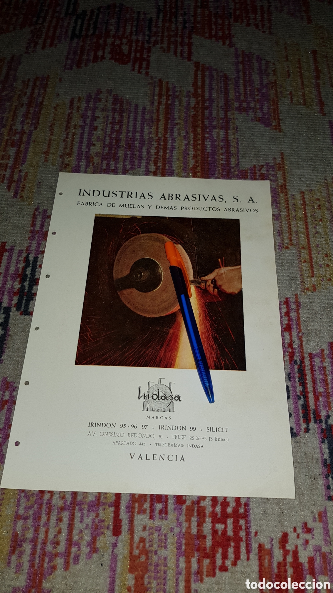 Cat&aacute;logos publicitarios: Industrias Abrasivas S.A