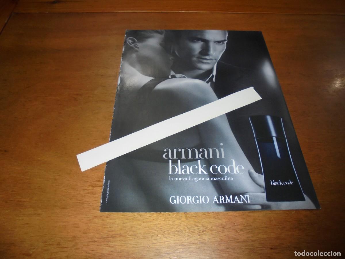 Cat&aacute;logos publicitarios: PUBLICIDAD 2004: ARMANI BLACK CODE
