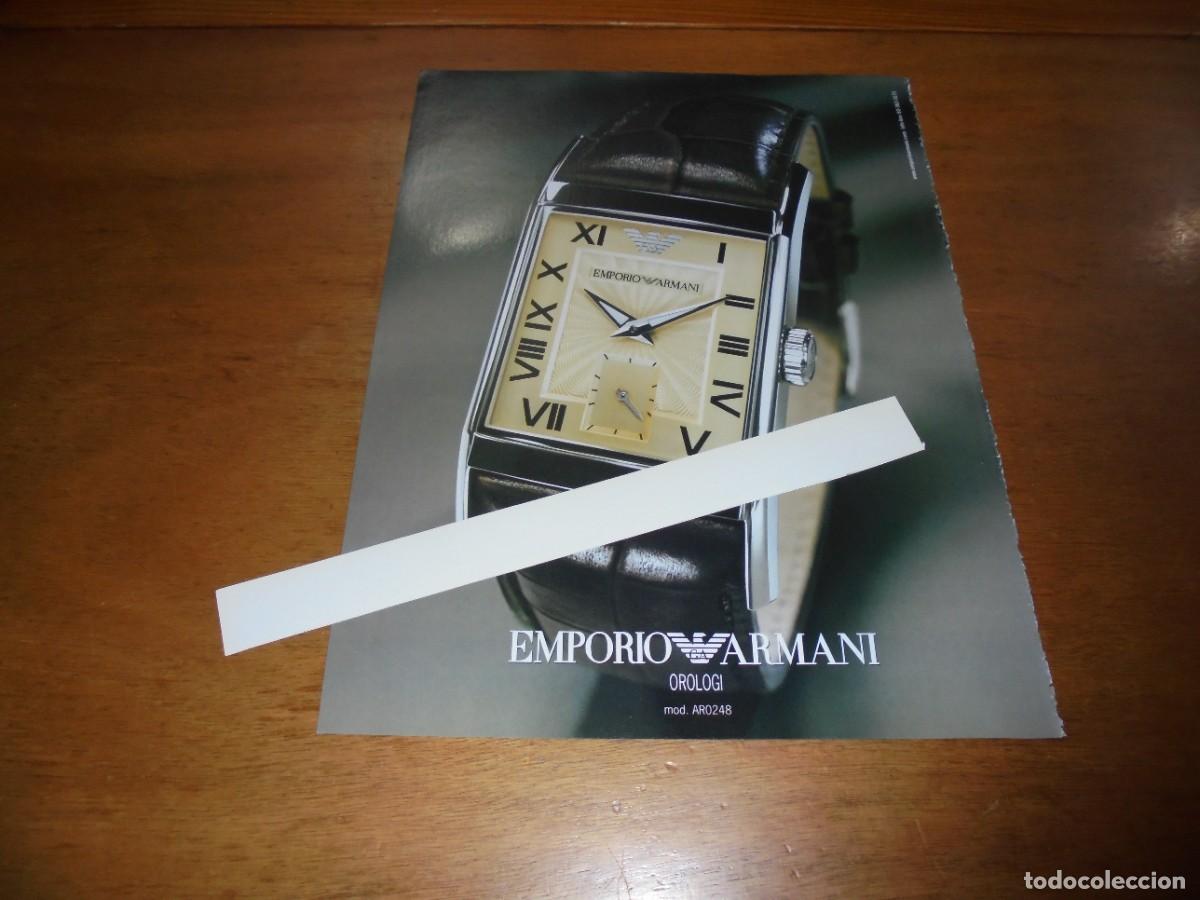 Cat&aacute;logos publicitarios: PUBLICIDAD 2004: EMPORIO ARMANI. OROLOGI.