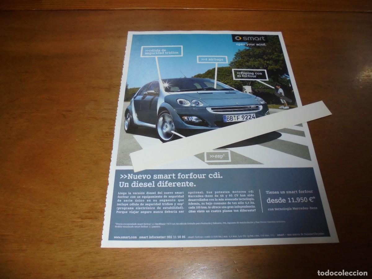 Cat&aacute;logos publicitarios: PUBLICIDAD 2004: NUEVO SMART FORFOUR CDI