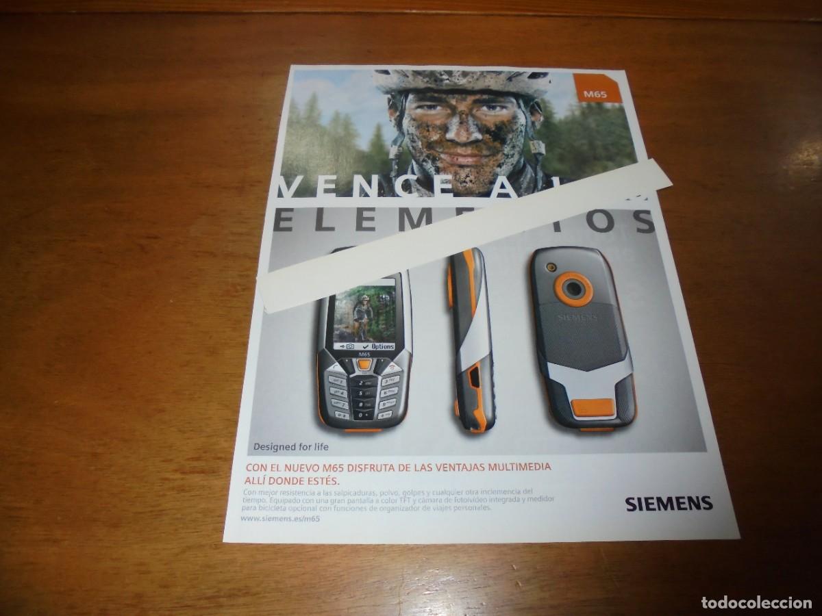 Cat&aacute;logos publicitarios: PUBLICIDAD 2004: SIEMENS M65