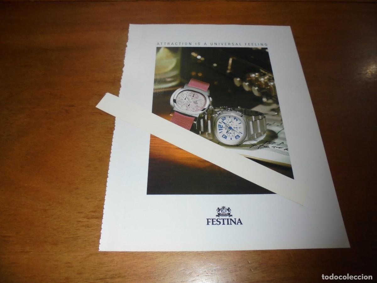 Cat&aacute;logos publicitarios: PUBLICIDAD 2004: RELOJ FESTINA