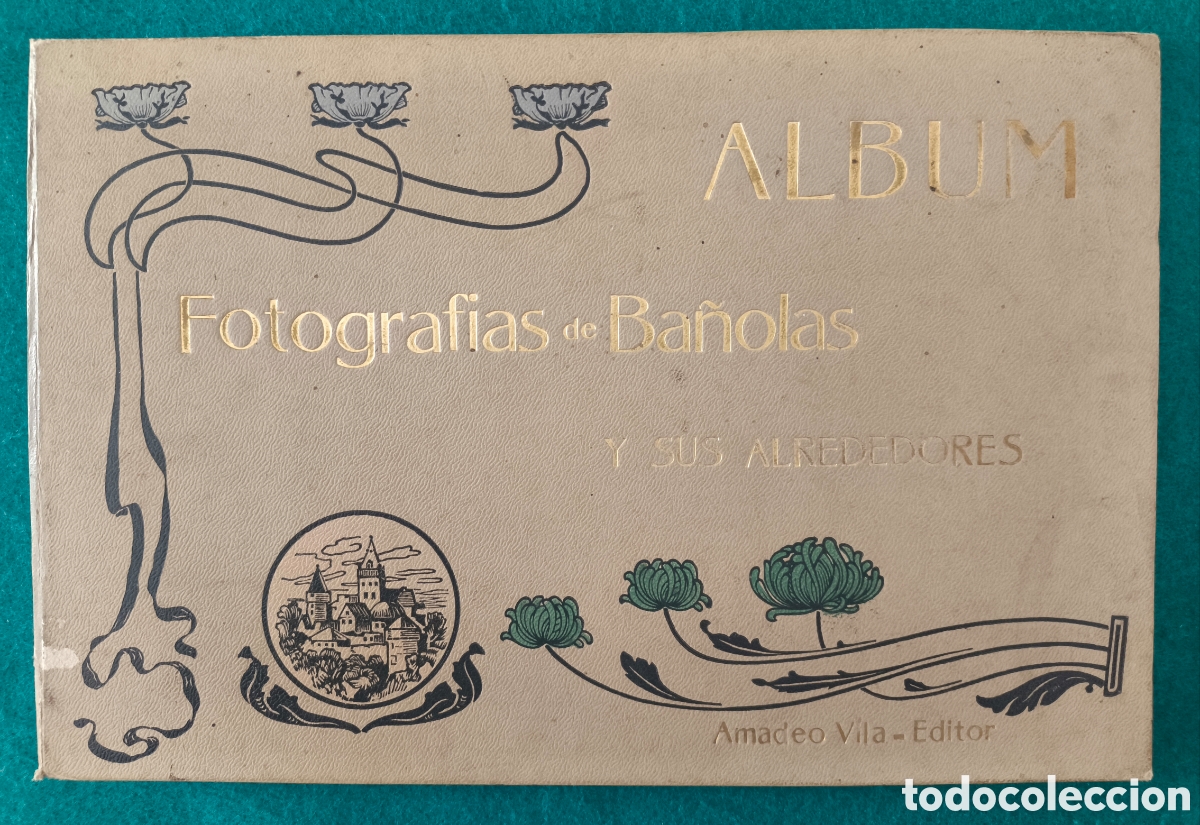 Cat&aacute;logos publicitarios: BANYOLES FOTOGRAF&Iacute;A &Aacute;LBUM BA&Ntilde;OLAS PLA DE L'ESTANY GIRONA C. 1910