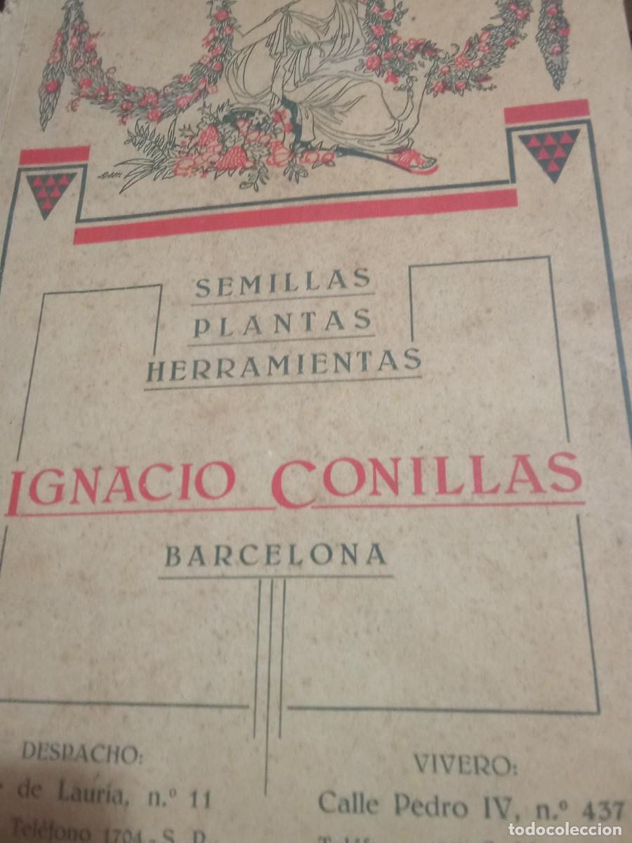 Cat&aacute;logos publicitarios: CATALOGO SEMILLAS,PLANTAS,HERRAMIENTAS. IGNACIO CONILLAS,BARCELONA A&Ntilde;O 1927
