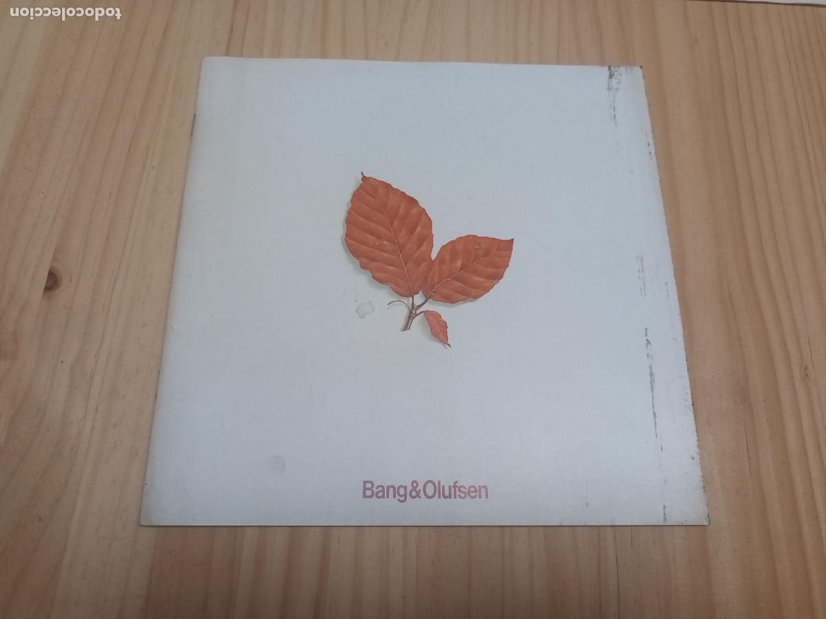 Cat&aacute;logos publicitarios: CAT&Aacute;LOGO EQUIPOS DE MUSICA BANG & OLUFSEN RETRO VINTAGE