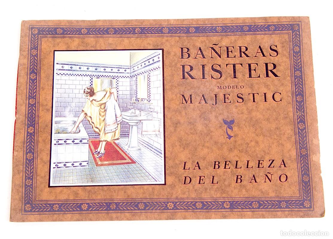 Cat&aacute;logos publicitarios: BA&Ntilde;ERAS RISTER - ROCA RADIADORES - (GAV&Agrave;) - C. 1925 - CAT&Aacute;LOGO