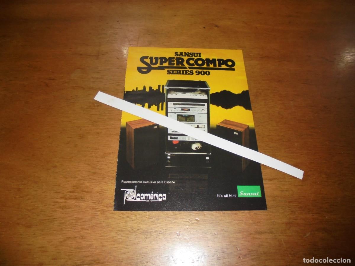 Cat&aacute;logos publicitarios: PUBLICIDAD 1981: SANSUI SUPER COMPO SERIES 900 ALTA FIDELIDAD