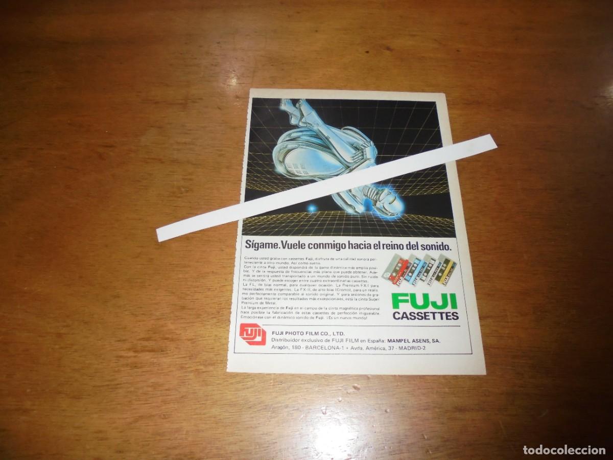 Cat&aacute;logos publicitarios: PUBLICIDAD 1981: FUJI CASSETTES