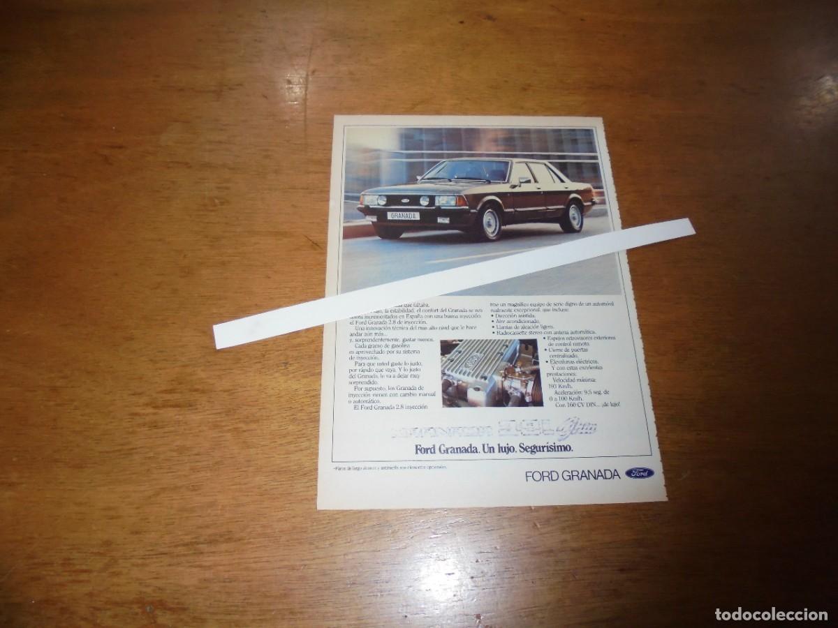 Cat&aacute;logos publicitarios: PUBLICIDAD 1981: FORD GRANADA - Foto 1