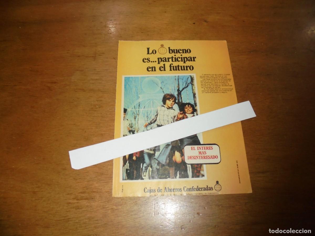 Cat&aacute;logos publicitarios: PUBLICIDAD 1976: CAJAS DE AHORROS CONFEDERADAS