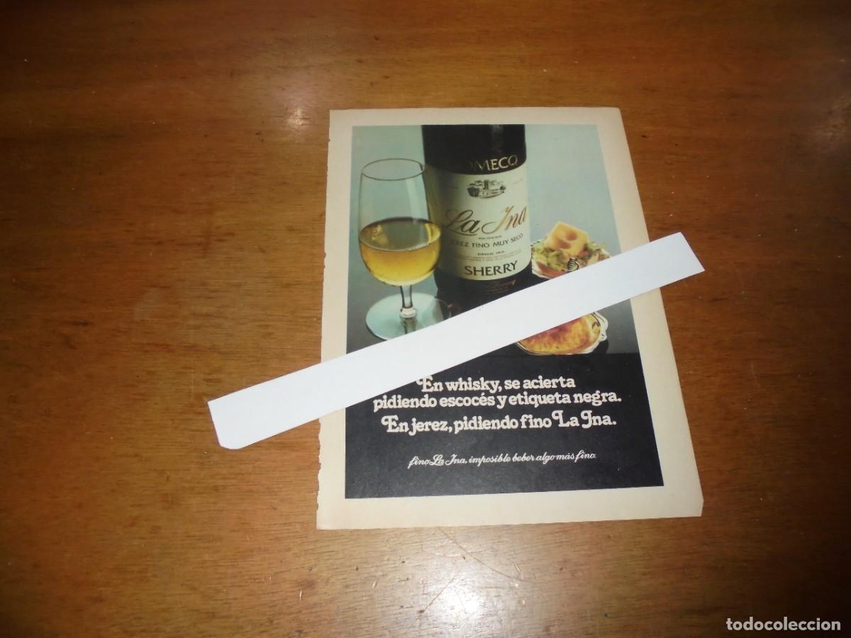 Cataloghi pubblicitari: PUBLICIDAD 1976: FINO LA INA. JEREZ.
