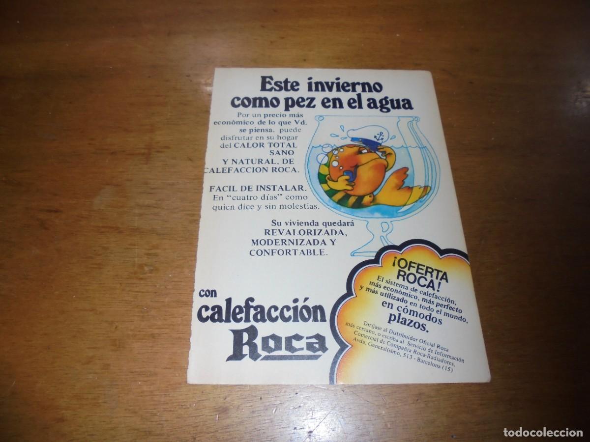 Cat&aacute;logos publicit&aacute;rios: PUBLICIDAD 1976: CALEFACCI&Oacute;N ROCA