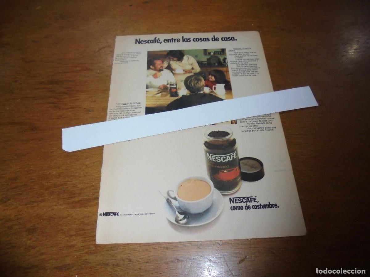 Cat&aacute;logos publicitarios: PUBLICIDAD 1976: NESCAF&Eacute;