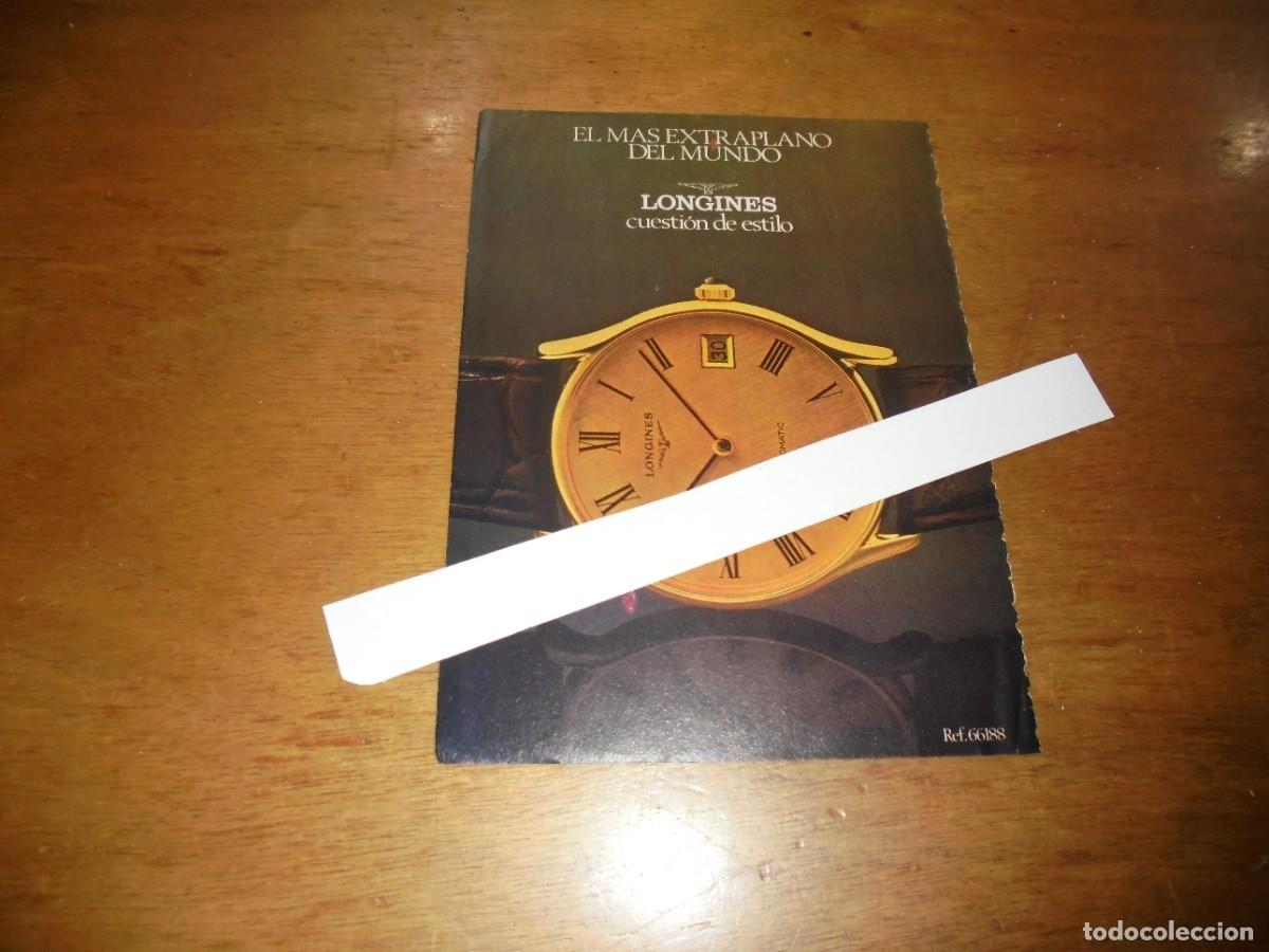 Cat&aacute;logos publicitarios: PUBLICIDAD 1978: LONGINES EXTRAPLANO / FRANCO EN LA HISTORIA DE ESPA&Ntilde;A EN 12 MEDALLAS