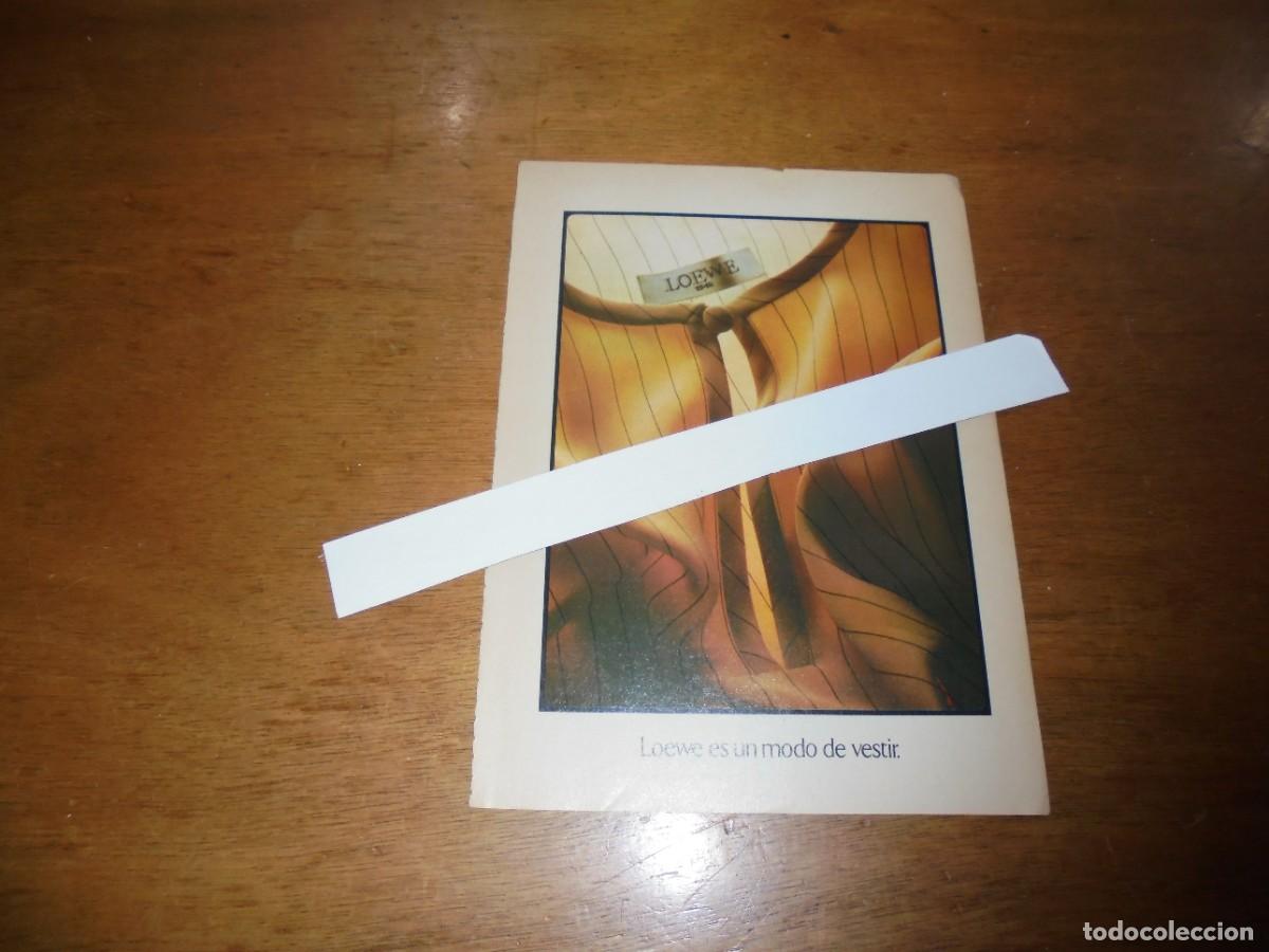 Cat&aacute;logos publicitarios: PUBLICIDAD 1977: LOEWE ES UN MODO DE VESTIR.
