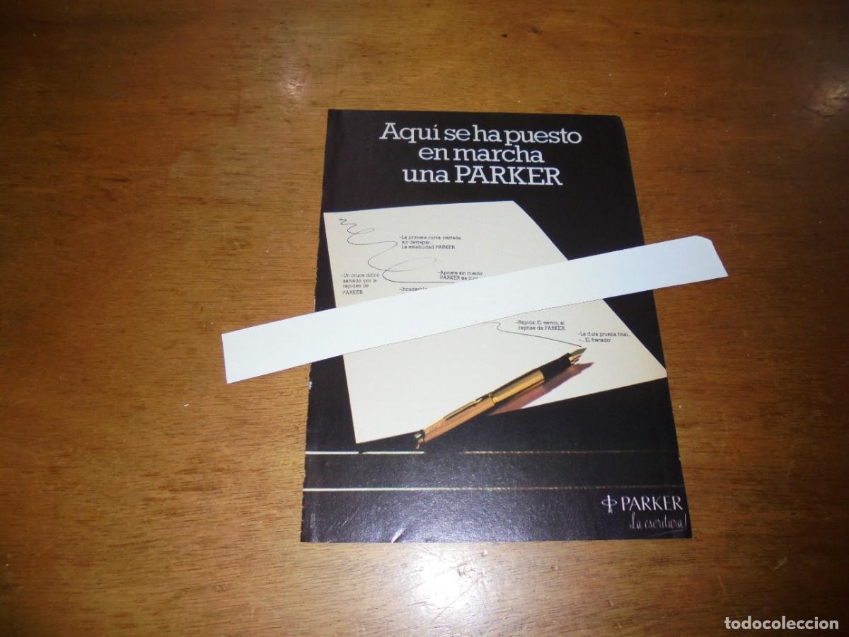 Cat&aacute;logos publicitarios: PUBLICIDAD 1977: PLUMA PARKER