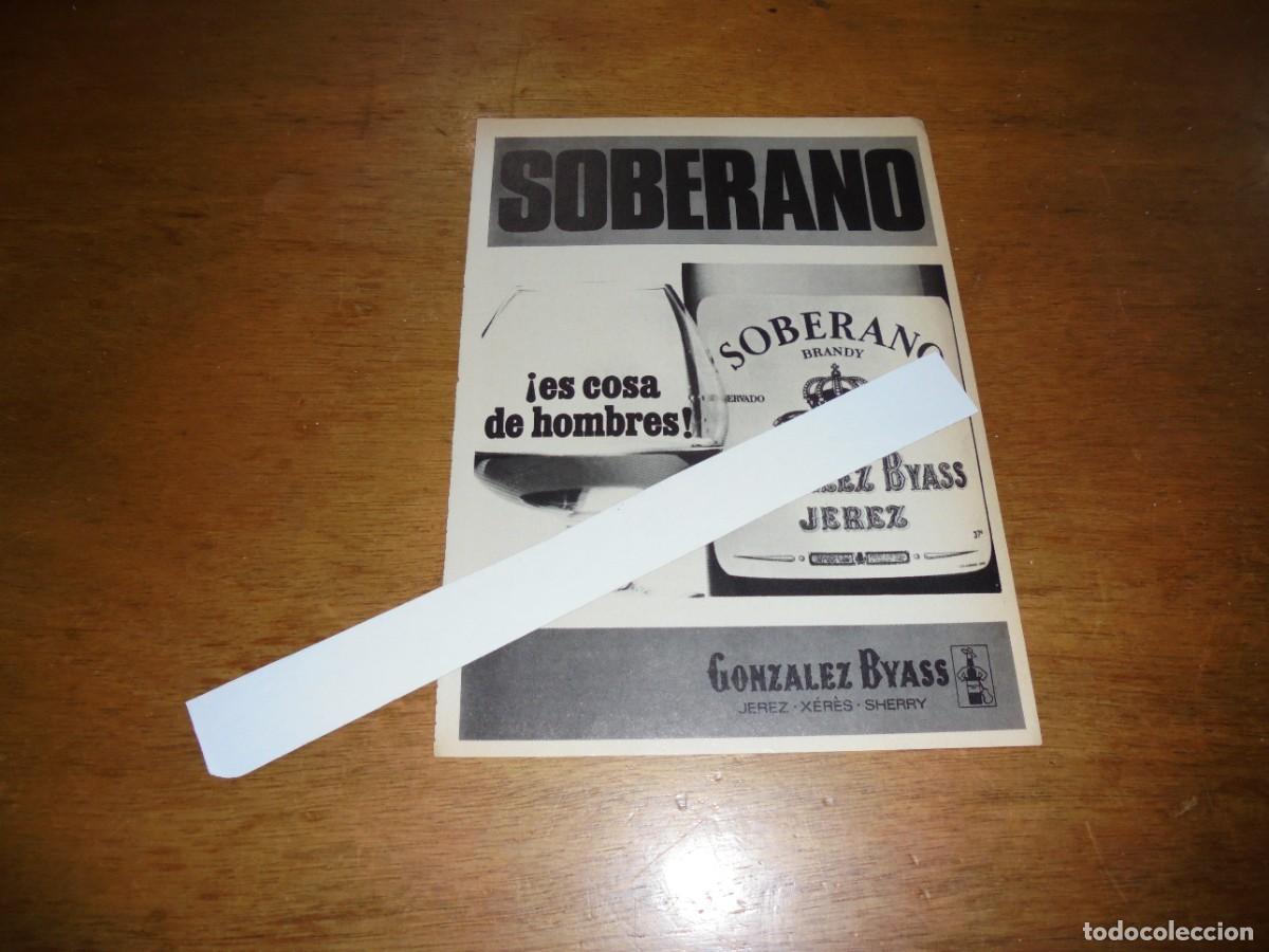 Cat&aacute;logos publicitarios: PUBLICIDAD 1977: SOBERANO ES COSA DE HOMBRES