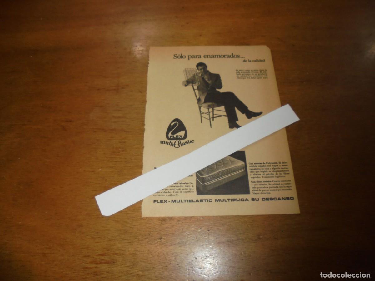 Cat&aacute;logos publicitarios: PUBLICIDAD 1977: COLCH&Oacute;N FLEX MULTIELASTIC - Foto 1