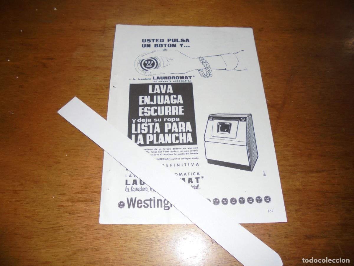 Cataloghi pubblicitari: PUBLICIDAD 1963: LAVADORA LAUNDROMAT WESTINGHOUSE