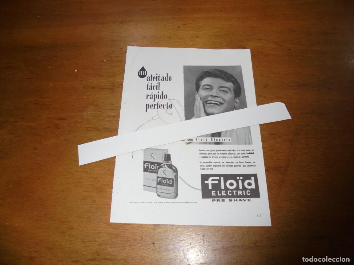Cataloghi pubblicitari: PUBLICIDAD 1963: FLOID ELECTRIC PRE SHAVE