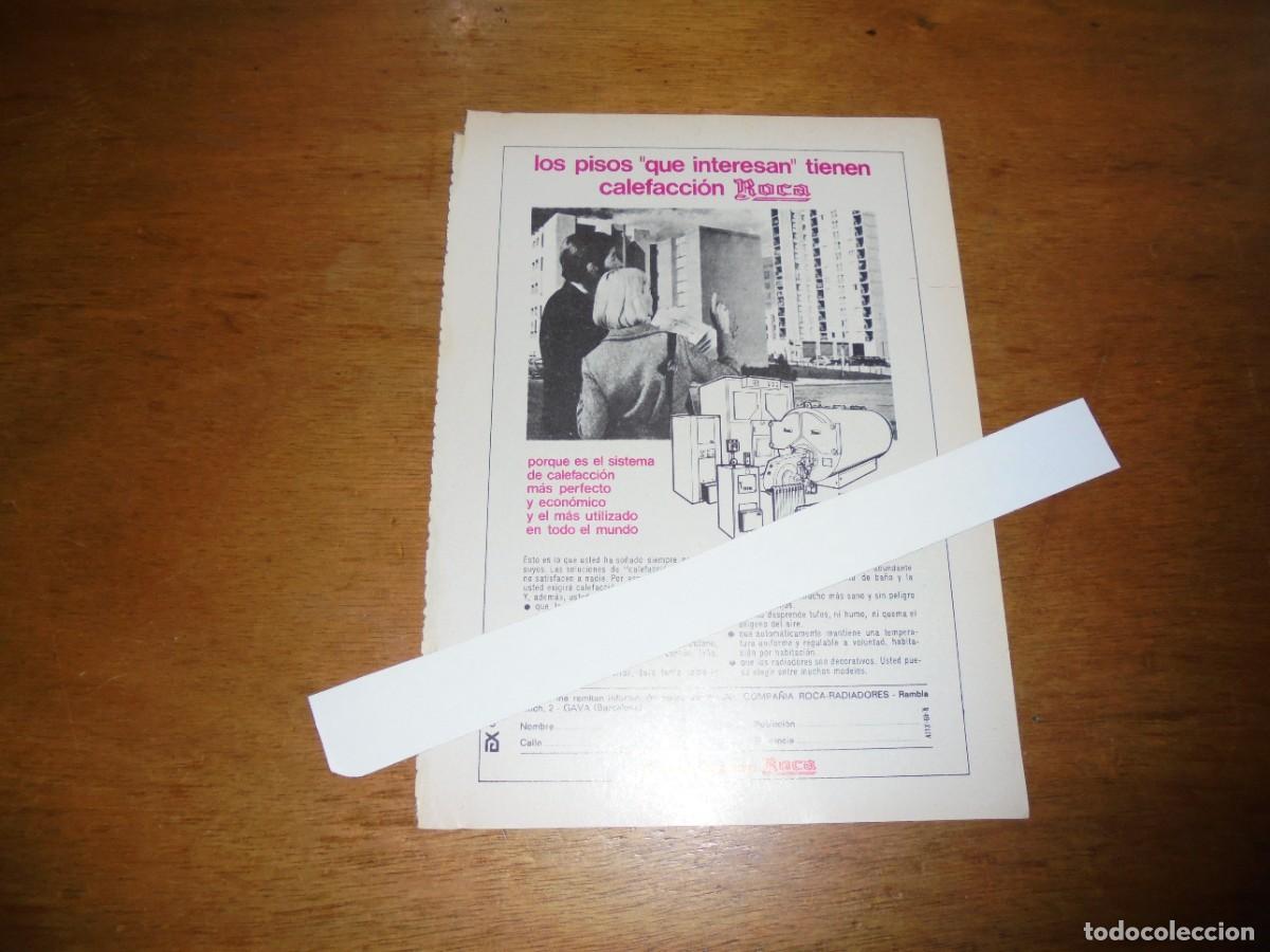 Cat&aacute;logos publicitarios: PUBLICIDAD 1969: CALEFACCI&Oacute;N ROCA / FLO&Iuml;D