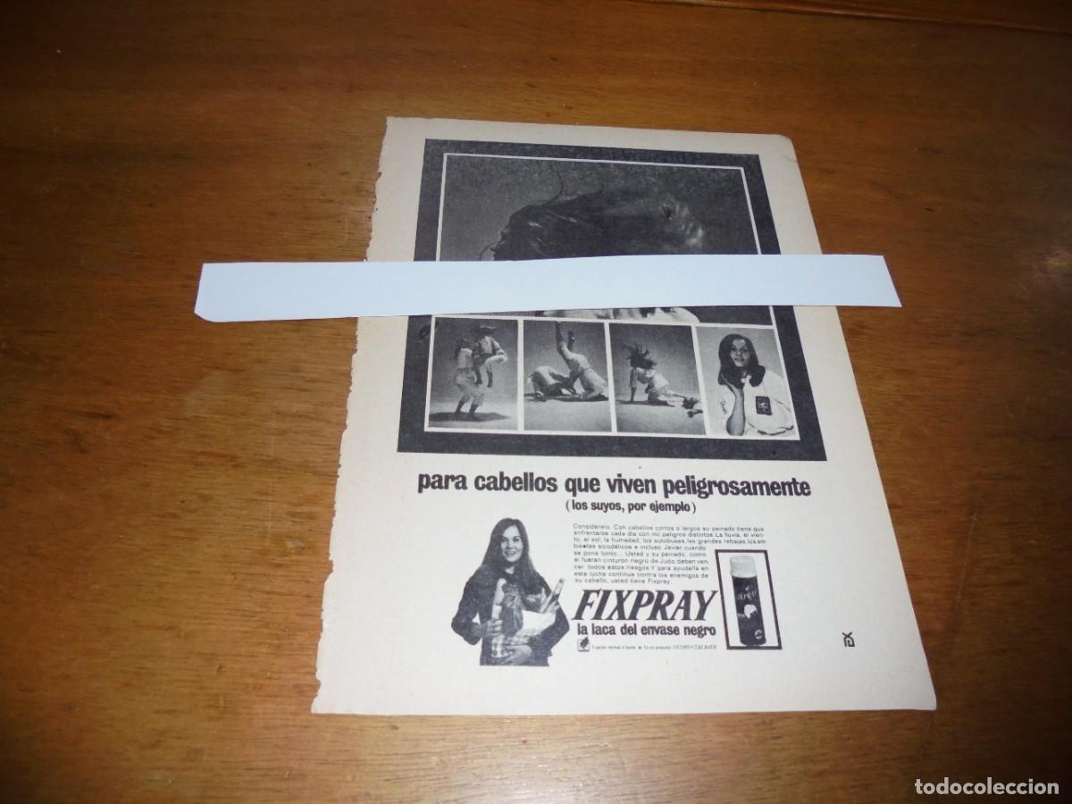 Cat&aacute;logos publicitarios: PUBLICIDAD 1969: LACA FIXPRAY