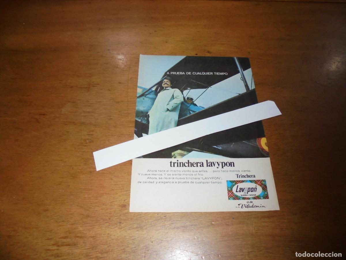 Cat&aacute;logos publicitarios: PUBLICIDAD 1969: TRINCHERA LAVYPON