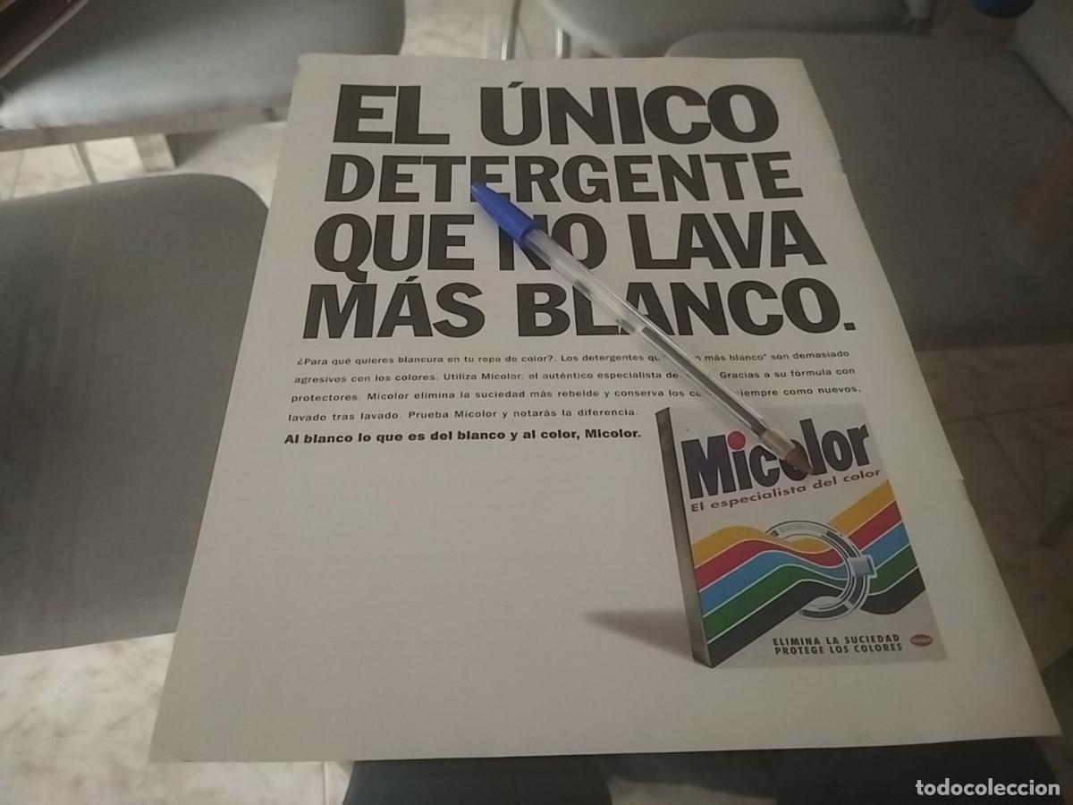 Cat&aacute;logos publicitarios: DETERGENTE MICOLOR ANUNCIO PUBLICIDAD REVISTA 1996