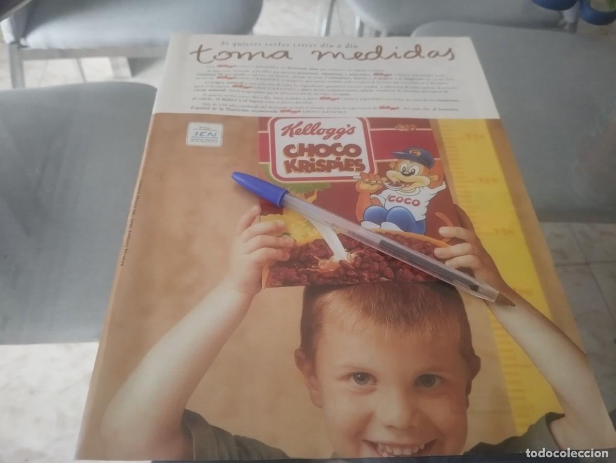Cat&aacute;logos publicitarios: KELLOGG'S CHOCO KRISPIES ANUNCIO PUBLICIDAD REVISTA 1996