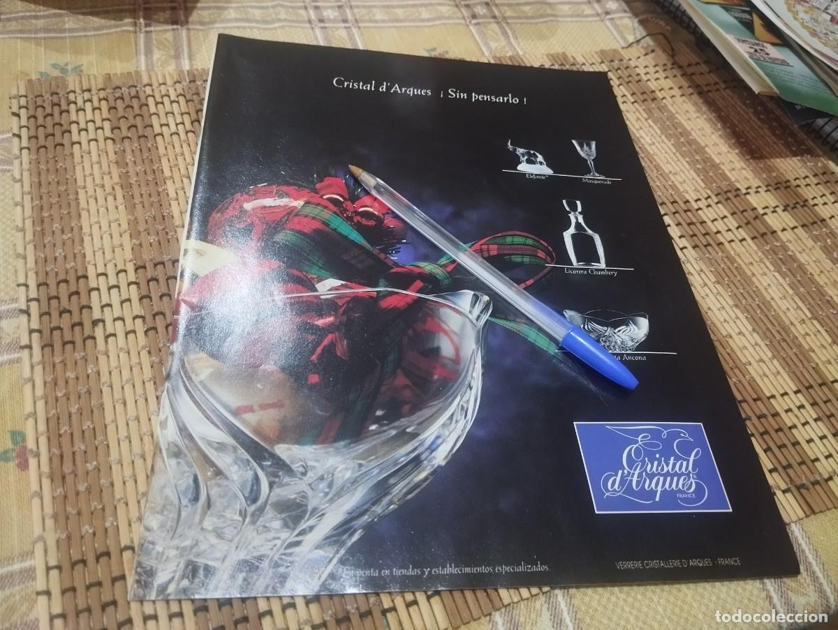Cat&aacute;logos publicitarios: CRISTAL D'ARQUES ANUNCIO PUBLICIDAD REVISTA 1993
