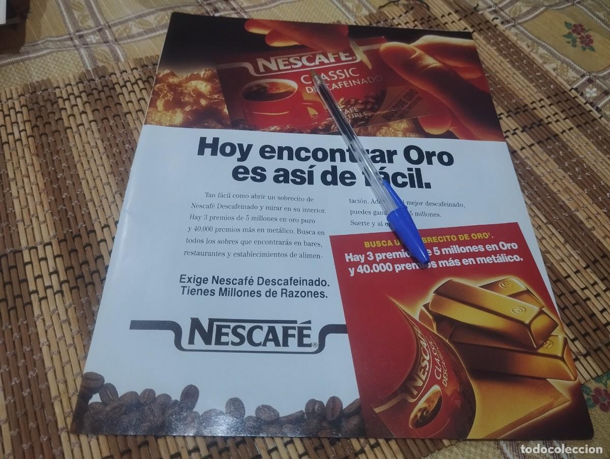 Cat&aacute;logos publicitarios: NESCAFE CLASSIC DESCAFEINADO ANUNCIO PUBLICIDAD REVISTA 1993