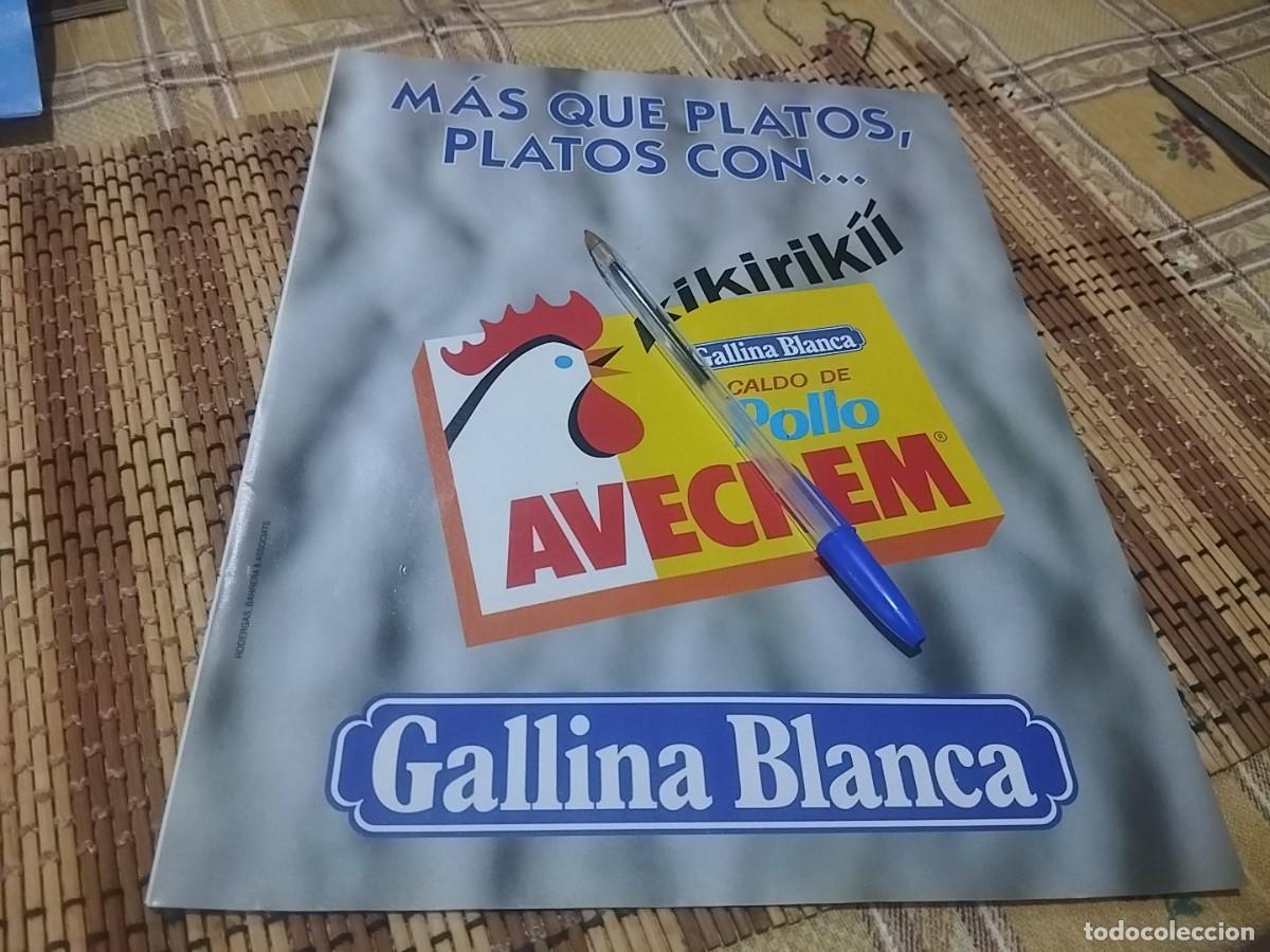 Cat&aacute;logos publicitarios: AVECREM CALDO DE POLLO GALLINA BLANCA ANUNCIO PUBLICIDAD REVISTA 1993