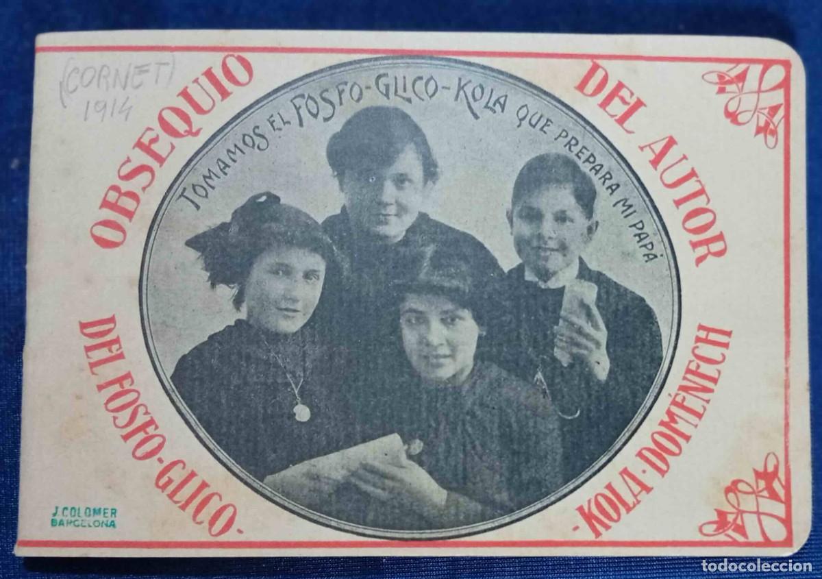 Cat&aacute;logos publicitarios: OBSEQUIO DEL AUTOR DEL FOSFO GLICO KOLA DOMENECH, 1914?. ILUSTRACIONES DE CAYETANO CORNET.