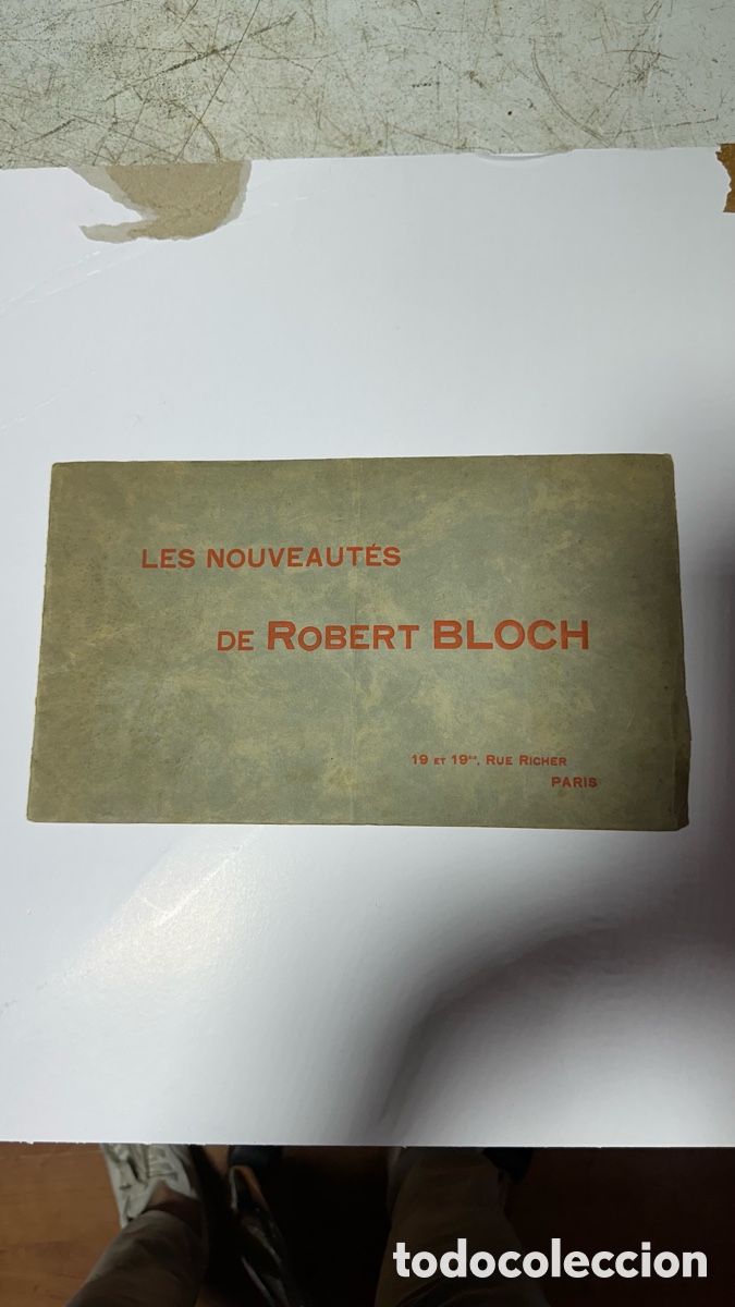 Cat&aacute;logos publicitarios: Antiguo cat&aacute;logo perfumes Robert Bloch