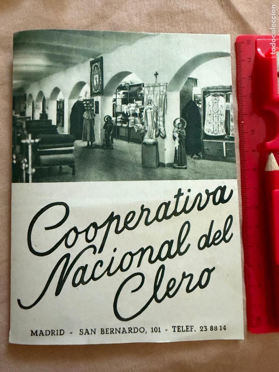 Cat&aacute;logos publicitarios: Folleto publicitario COOPERATIVA NACIONAL DEL CLERO