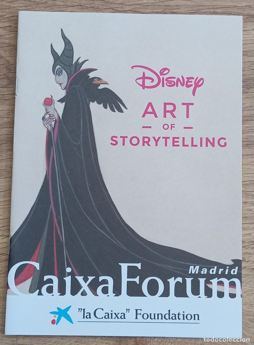 Cat&aacute;logos publicitarios: Cat&aacute;logo Folleto programa de mano exposici&oacute;n 2018 Madrid CAIXA FORUM DISNEY. En ingl&eacute;s.