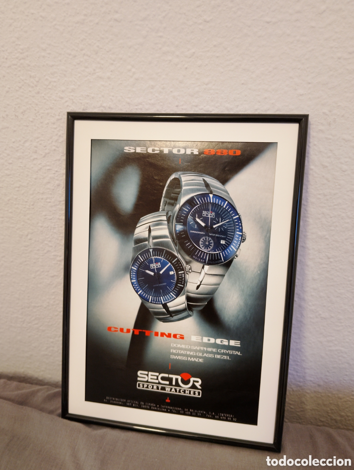 Cat&aacute;logos publicitarios: Sector cuadro publicidad retro a&ntilde;os 90 reloj