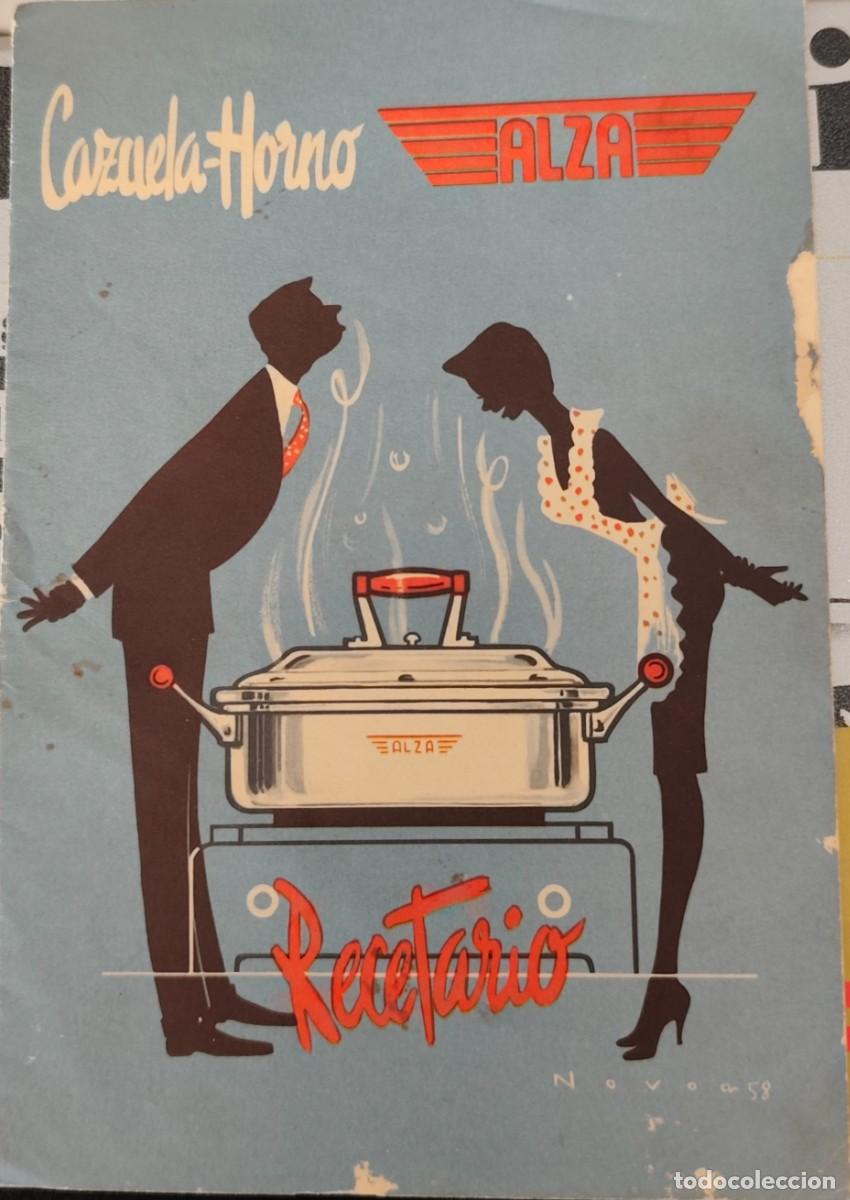 Cat&aacute;logos publicitarios: Antiguo Recetario Cazuela-Horno ALZA 1959 (RV49)
