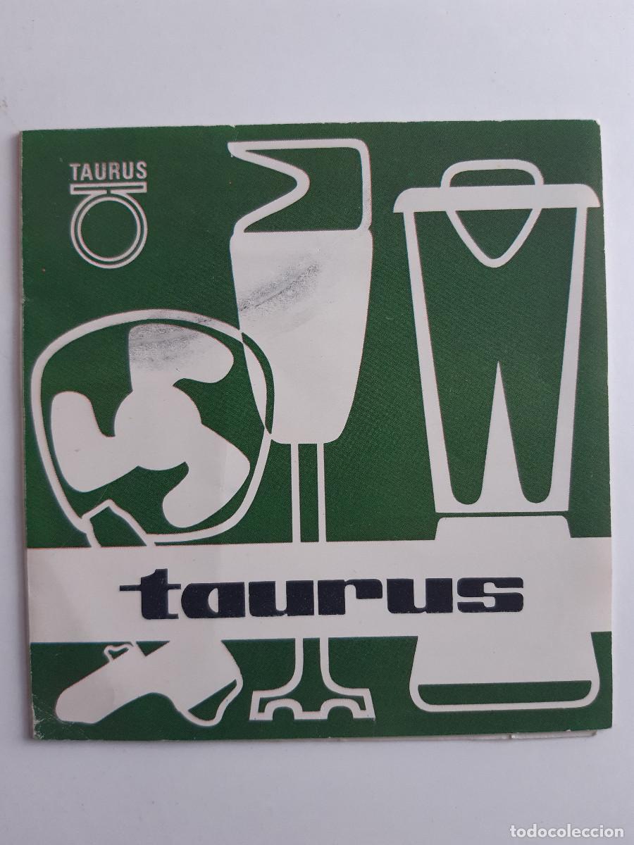Cat&aacute;logos publicitarios: TAURO ANTIGUA PUBLICIDAD ELECTRODOMESTICOS Plaza Calvo Sotelo Barcelona 1978