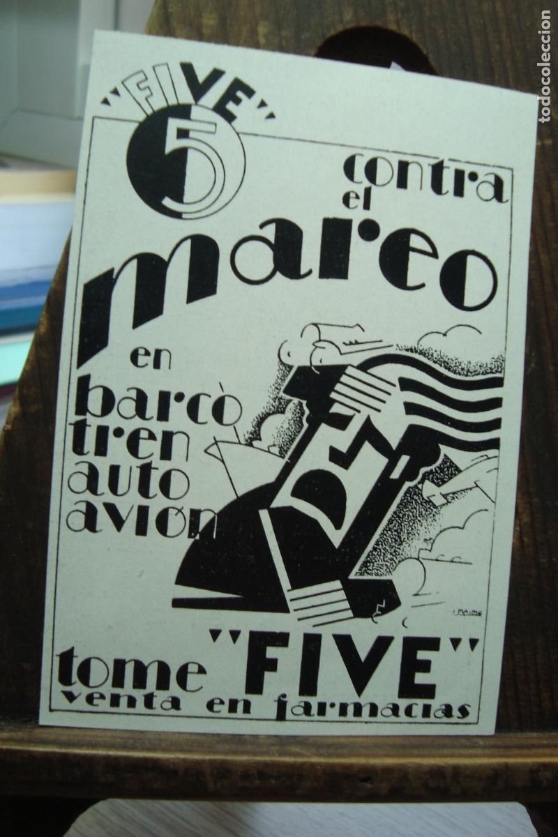 Cat&aacute;logos publicitarios: ANTIGUA PUBLICIDAD FIVE 5 CONTRA EL MAREO. A&Ntilde;OS 30