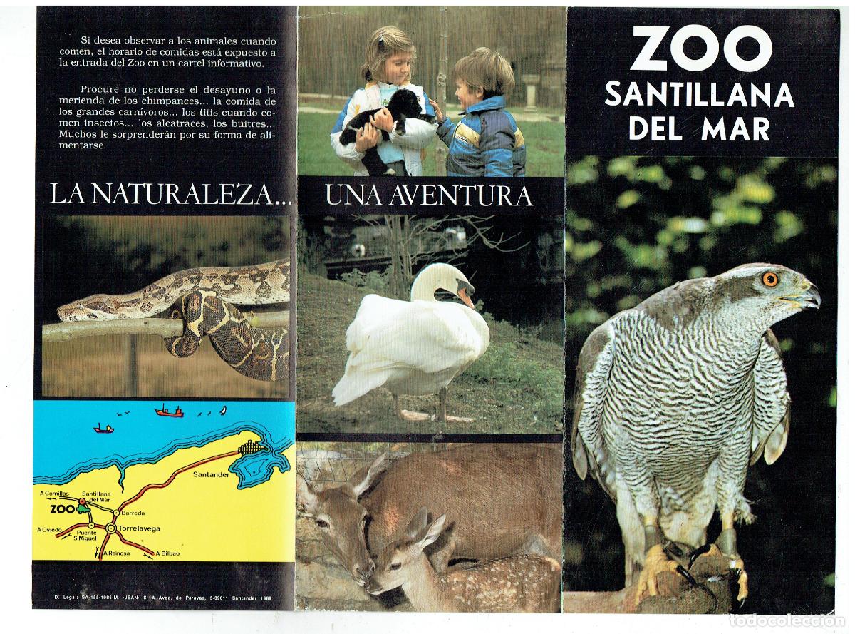 Cat&aacute;logos publicitarios: ZOO SANTILLANA DEL MAR. LA NATURALEZA ... UNA AVENTURA.