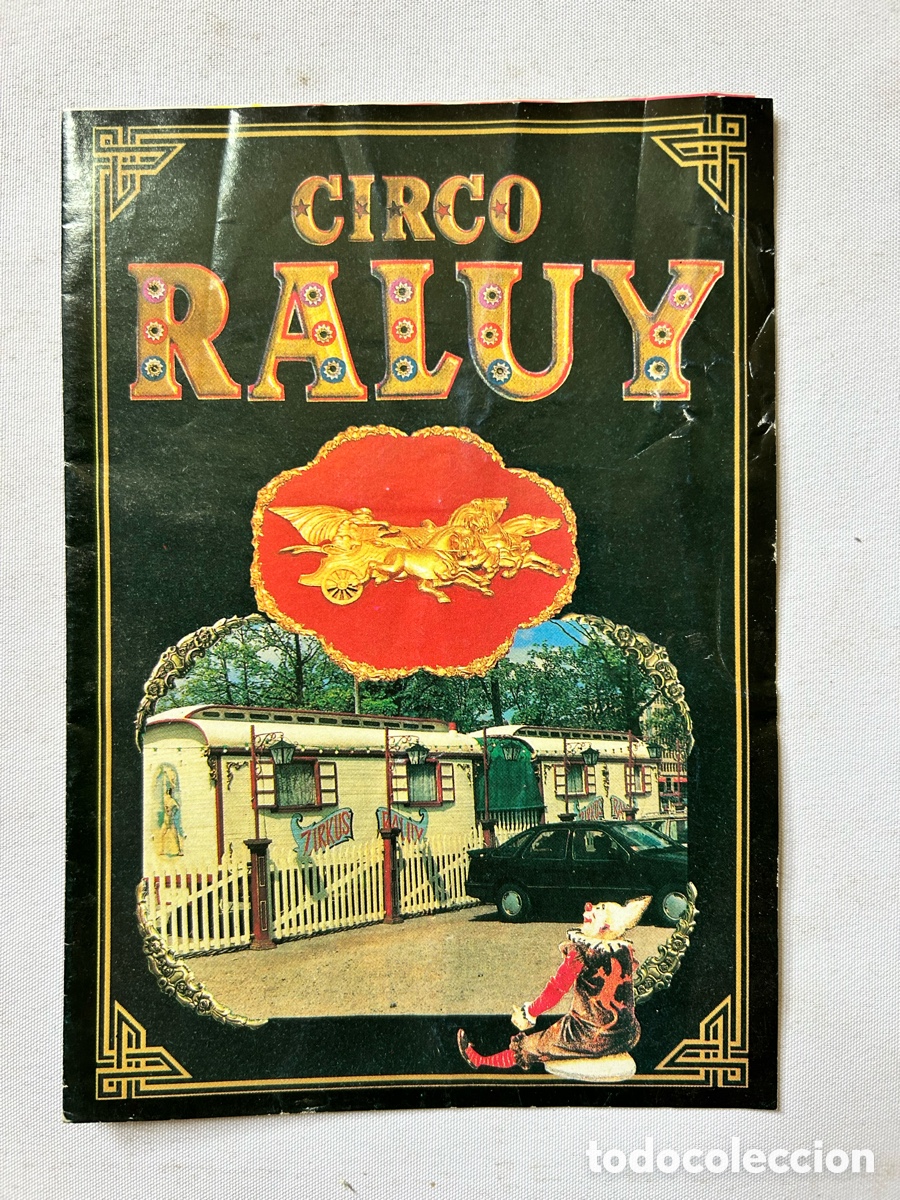 Advertising Catalogs: Folleto publicitario desplegable circo Raluy