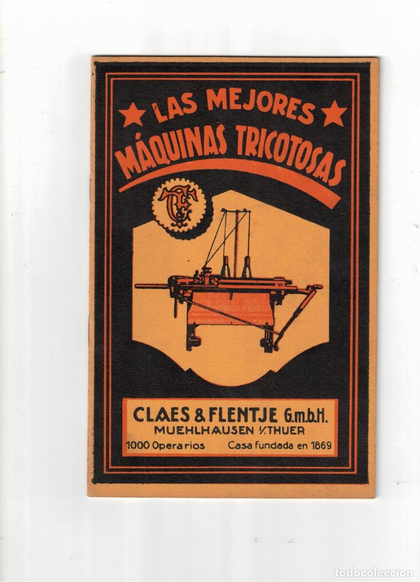 Cat&aacute;logos publicitarios: MAQUINAS TRICOTOSAS. CAT&Aacute;LOGO