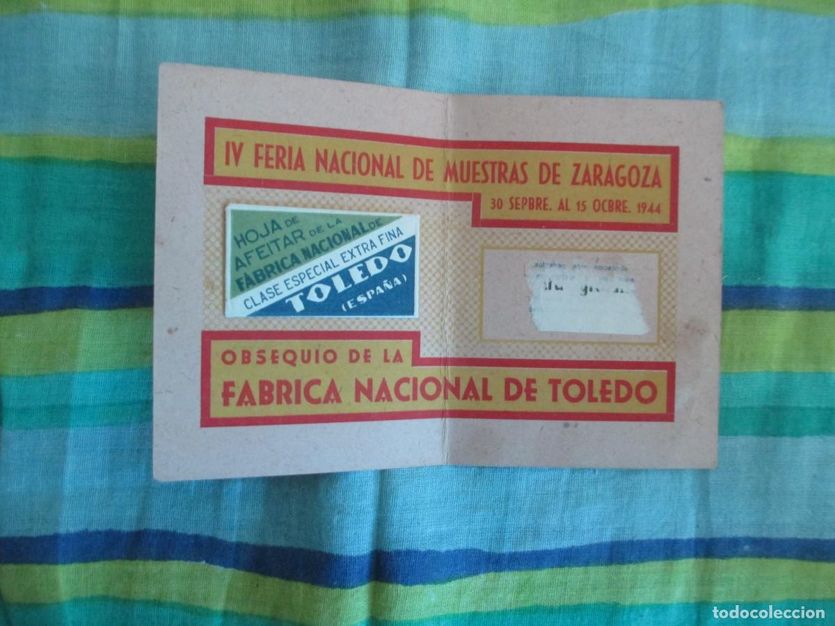 Cat&aacute;logos publicitarios: Obsequio publicitario de la fabrica nacional de Toledo