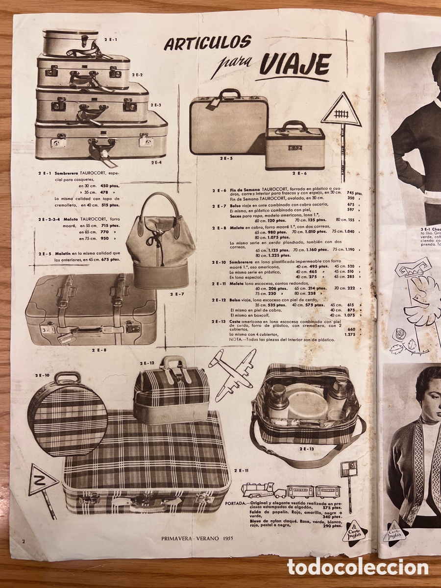 Cat&aacute;logos publicitarios: 1955 Catalogo El Corte Ingl&eacute;s - Foto 2