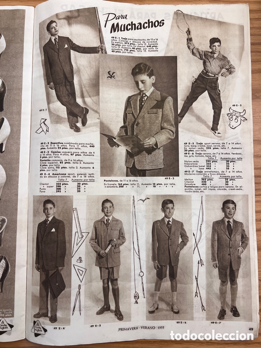 Cat&aacute;logos publicitarios: 1955 Catalogo El Corte Ingl&eacute;s - Foto 7